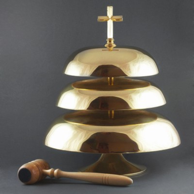 Three-tier gong